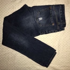 🌻Cropped Distressed Skinny Jeans